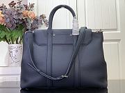 Colestore Louis Vuitton Georges Tote MM bag Navy Blue Millésime Calfskin 41x29 x14cm - 4