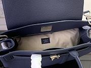 Colestore Louis Vuitton Georges Tote MM bag Navy Blue Millésime Calfskin 41x29 x14cm - 3
