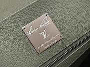 Colestore Louis Vuitton Georges Tote MM bag Khaki Green Millésime Calfskin 41x29 x14cm - 5