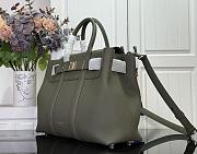 Colestore Louis Vuitton Georges Tote MM bag Khaki Green Millésime Calfskin 41x29 x14cm - 3