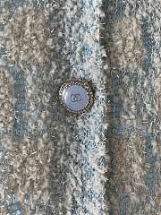 Colestore Chanel Cardigan Cashmere, Cotton & Feather Light Blue, White - 2