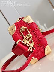 Colestore  Louis Vuitton Side Trunk Sari Red M28333 19 x 7.5 x 12.5cm - 3