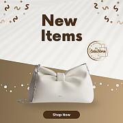 Colestore Dior Small Dior Bow Bag Latte Lambskin 26 x 16 x 10 cm - 1