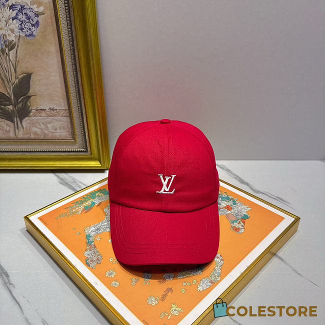 Colestore Louis Vuitton LV League Cap Red  - 1
