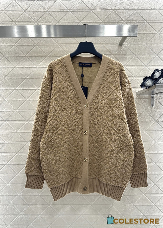 Colestore Louis Vuitton Monogram Toweling Cardigan - 1
