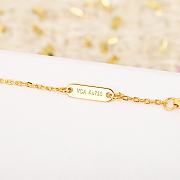 Colestore Van Cleef & Arpels Yellow Gold Mother Of Pearl Sweet Alhambra Heart Bracelet - 4