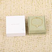 Colestore Van Cleef & Arpels Yellow Gold Mother Of Pearl Sweet Alhambra Heart Bracelet - 3