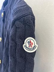 Colestore  Moncler Navy Blue Cotton Blend Cardigan - 2