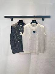 Colestore Chanel Sleeveless Knitted Sweater  - 1