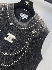 Colestore Chanel Sleeveless Knitted Sweater  - 3