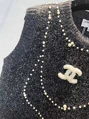 Colestore Chanel Sleeveless Knitted Sweater  - 4