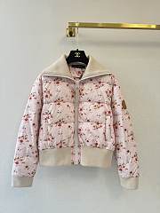 Colestore Louis Vuitton Printed Puffer Jacket Floral Print - 1