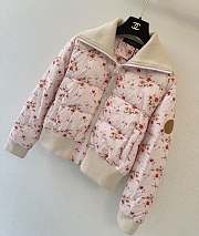 Colestore Louis Vuitton Printed Puffer Jacket Floral Print - 3