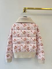 Colestore Louis Vuitton Printed Puffer Jacket Floral Print - 2