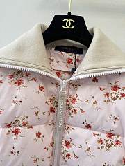 Colestore Louis Vuitton Printed Puffer Jacket Floral Print - 6