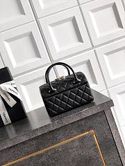 Colestore Chanel Mini Coco Handle with Top Handle Black Quilted Lambskin & Gold-Tone Metal 16.5×15.5×11.5 cm - 4