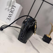 Colestore  Loewe Mini Flamenco Purse in Hagfish Black 23x17x5.5cm - 6