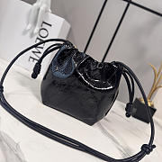 Colestore  Loewe Mini Flamenco Purse in Hagfish Black 23x17x5.5cm - 4