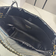 Colestore  Loewe Medium Flamenco Purse in Hagfish Black 30x10.5x20cm - 2
