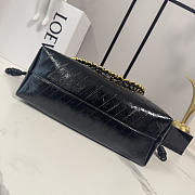 Colestore  Loewe Medium Flamenco Purse in Hagfish Black 30x10.5x20cm - 3