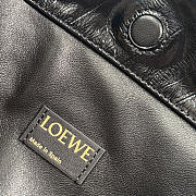 Colestore  Loewe Medium Flamenco Purse in Hagfish Black 30x10.5x20cm - 6