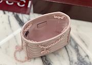 Colestore  Gucci GG Marmont Nano Bucket bag in Pink leather 16x17x6.5cm - 6