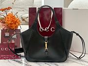 Colestore  Gucci Mercato Small tote bag in Black leather  26x23x11cm - 1