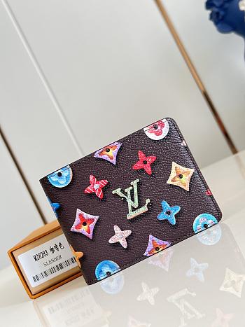 Colestore Louis Vuitton Slender Wallet Chocolate 11 x 8.5 x 2 cm