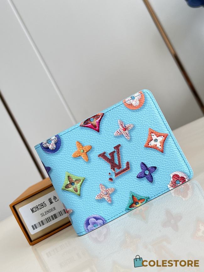 Colestore Louis Vuitton Slender Wallet BlueBerry 11 x 8.5 x 2 cm - 1