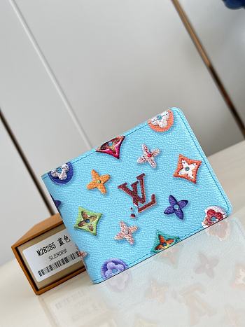 Colestore Louis Vuitton Slender Wallet BlueBerry 11 x 8.5 x 2 cm