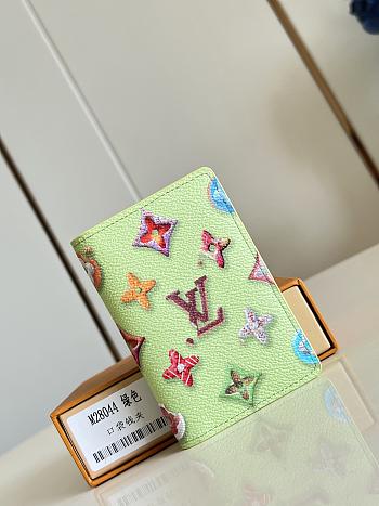 Colestore Louis Vuitton Pocket Organizer Pistachio M28044 7.5 x 11.1 x 1 cm