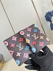 Colestore Louis Vuitton Pocket Organizer Chocolate M28282 7.5 x 11.1 x 1 cm - 3