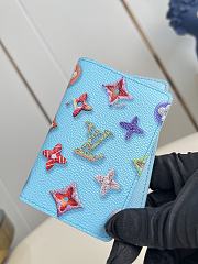 Colestore Louis Vuitton Pocket Organizer BlueBerry M28045 7.5 x 11.1 x 1 cm - 2
