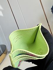 Colestore  Louis Vuitton Double Card Holder Pistachio M28046 11 x 7 x 1.5 cm - 5