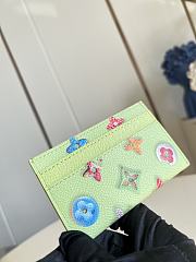Colestore  Louis Vuitton Double Card Holder Pistachio M28046 11 x 7 x 1.5 cm - 2
