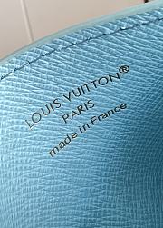 Colestore  Louis Vuitton Double Card Holder Blueberry 11 x 7 x 1.5 cm - 5