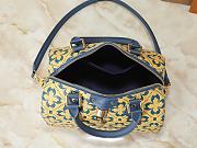 Colestore Louis Vuitton Speedy Trunk 20 Blue/Gold  20.5 x 16 x 11cm - 6