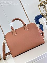 Colestore Louis Vuitton Speedy Soft 30 Cognac Grained Calf leather M24892 17 x 30 x 21cm - 4