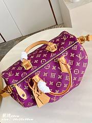 Colestore Louis Vuitton Speedy P9 Bandoulière 40 Golden Lotus Purple 26 x 23 x 40cm - 4