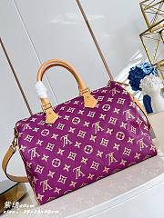 Colestore Louis Vuitton Speedy P9 Bandoulière 40 Golden Lotus Purple 26 x 23 x 40cm - 3