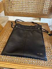 Colestore  Celine Small Crystal Pouch in Lambskin Black 29 x 32 x 0.5 cm - 3