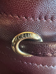 Colestore  Celine Small Crystal Pouch in Lambskin Syrah 29 x 32 x 0.5 cm - 6