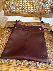Colestore  Celine Small Crystal Pouch in Lambskin Syrah 29 x 32 x 0.5 cm - 4