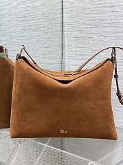 Colestore Dior Hobo Bag in Suede Calfskin Caramel 39x29x11cm - 6
