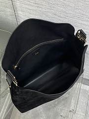 Colestore Dior Hobo Bag in Suede Calfskin Black 39x29x11cm - 3