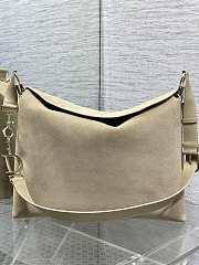 Colestore Dior Hobo Bag in Suede Calfskin Light Beige  39x29x11cm - 1