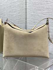 Colestore Dior Hobo Bag in Suede Calfskin Light Beige  39x29x11cm - 6