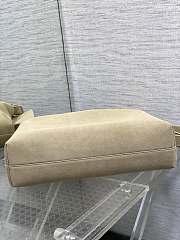 Colestore Dior Hobo Bag in Suede Calfskin Light Beige  39x29x11cm - 4