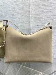 Colestore Dior Hobo Bag in Suede Calfskin Light Beige  39x29x11cm - 3
