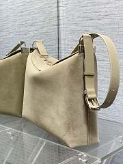 Colestore Dior Hobo Bag in Suede Calfskin Light Beige  39x29x11cm - 2